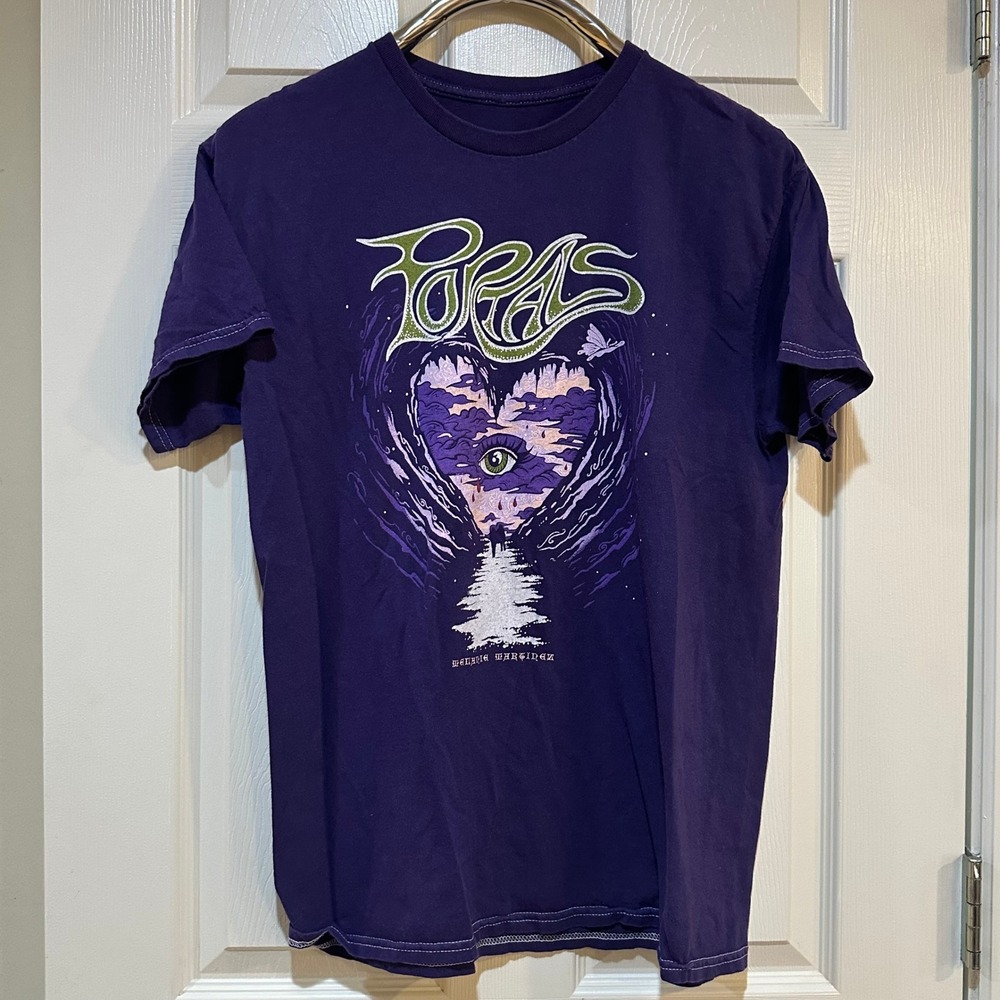 Melanie Martinez Portals Tour Graphic‎ T-Shirt Purple Contrast Stitching Medium